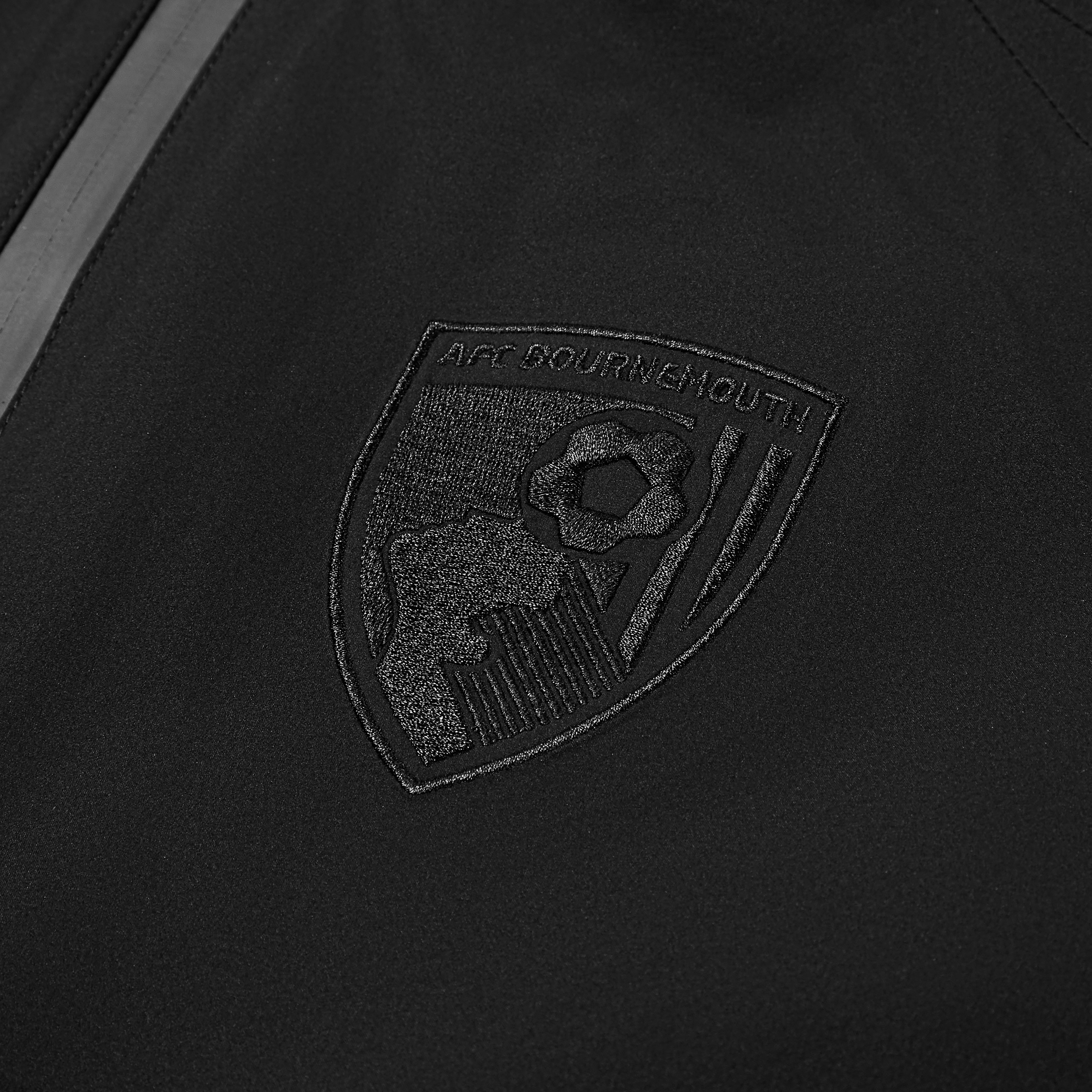AOF AFC Bournemouth Shell Jacket | Black Coat | Art of Football
