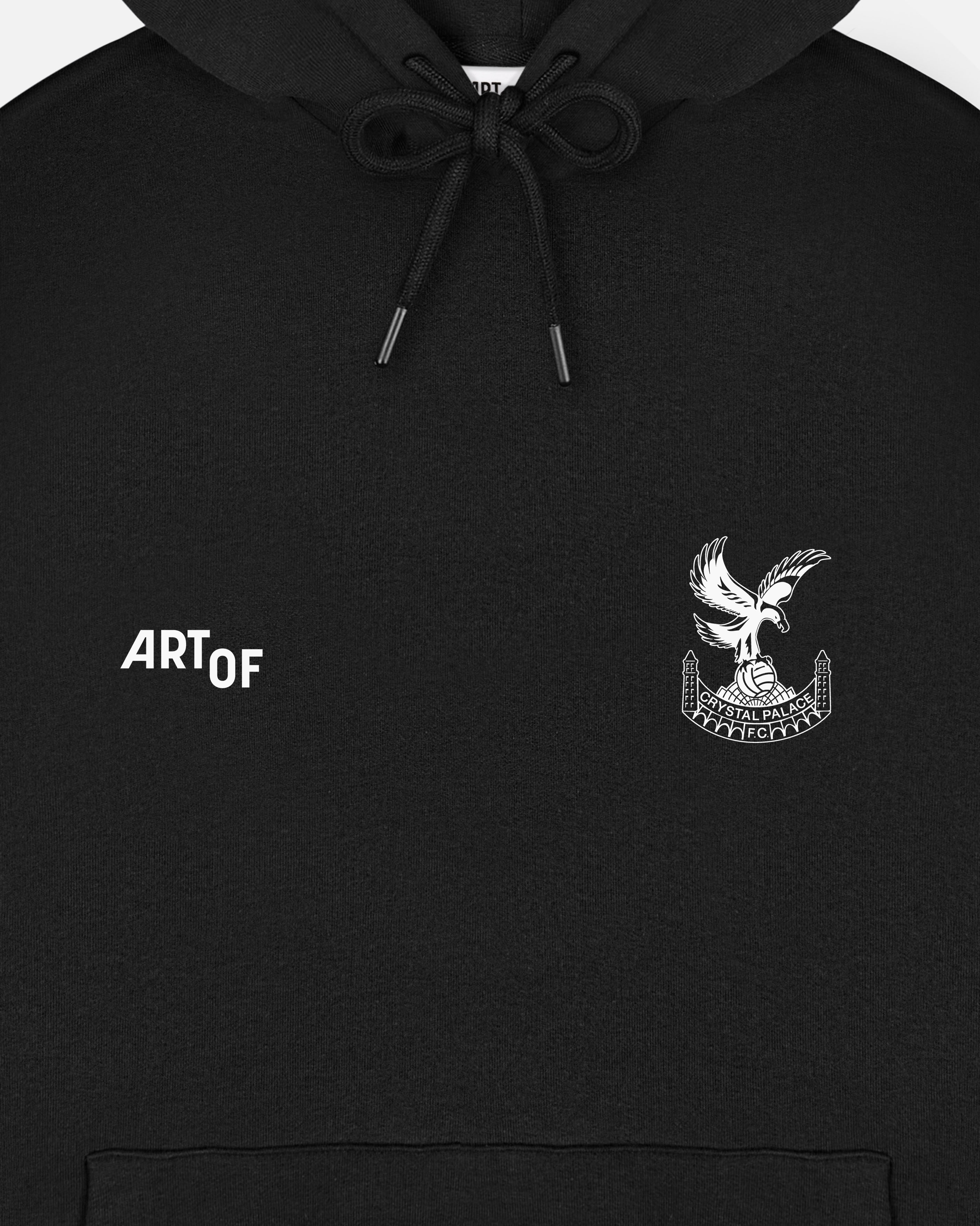 ART OF x Crystal Palace Heritage Hoodie | Black Printed Football Sweat
