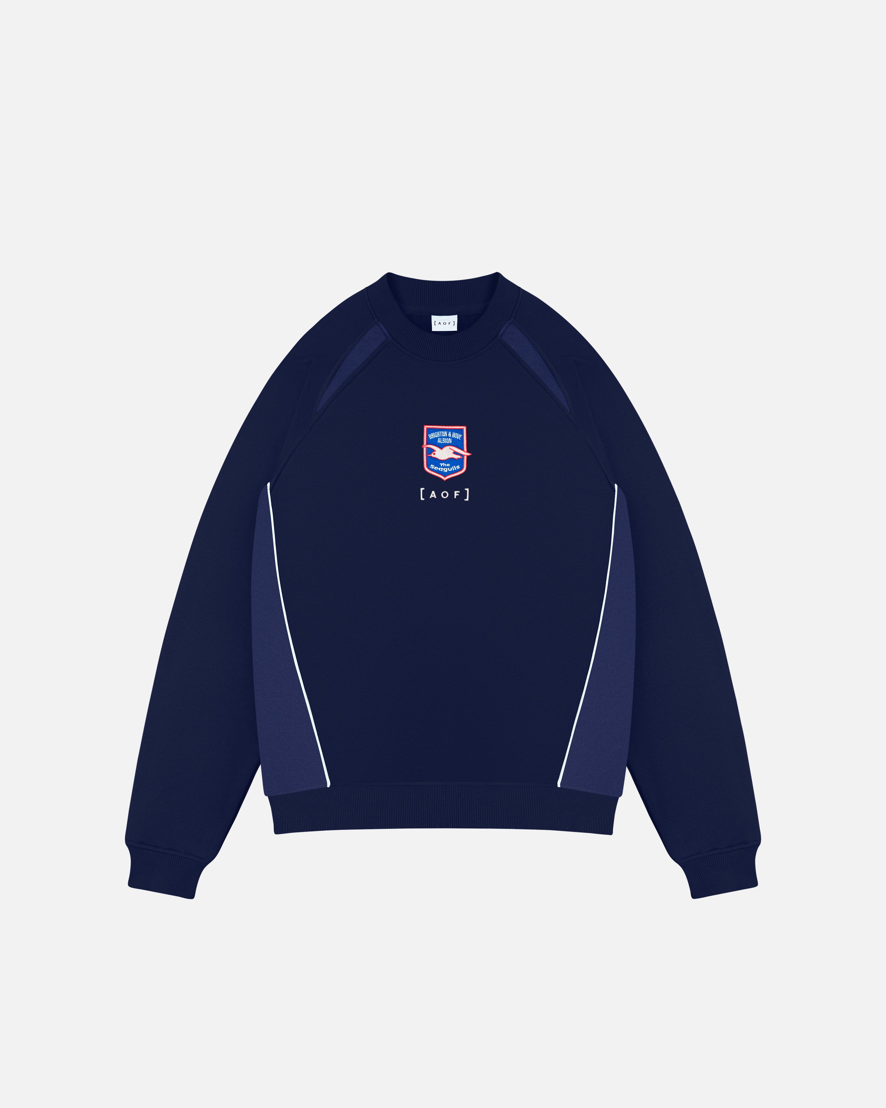 ART OF x Brighton Panelled Navy & Blue Sweat | Shop Football