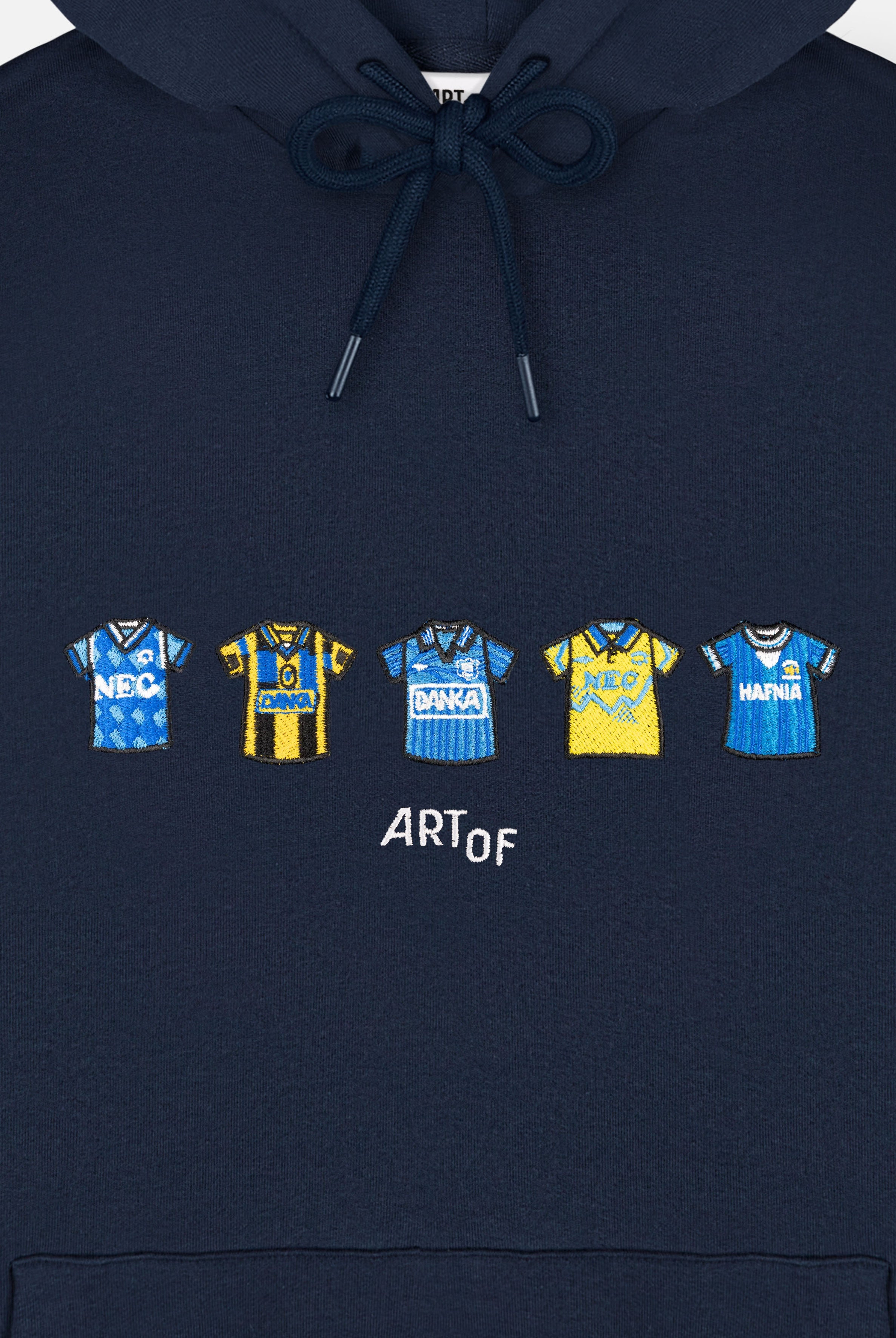 ART OF x Everton Classics Hoodie | Navy Embroidered Sweat | Football