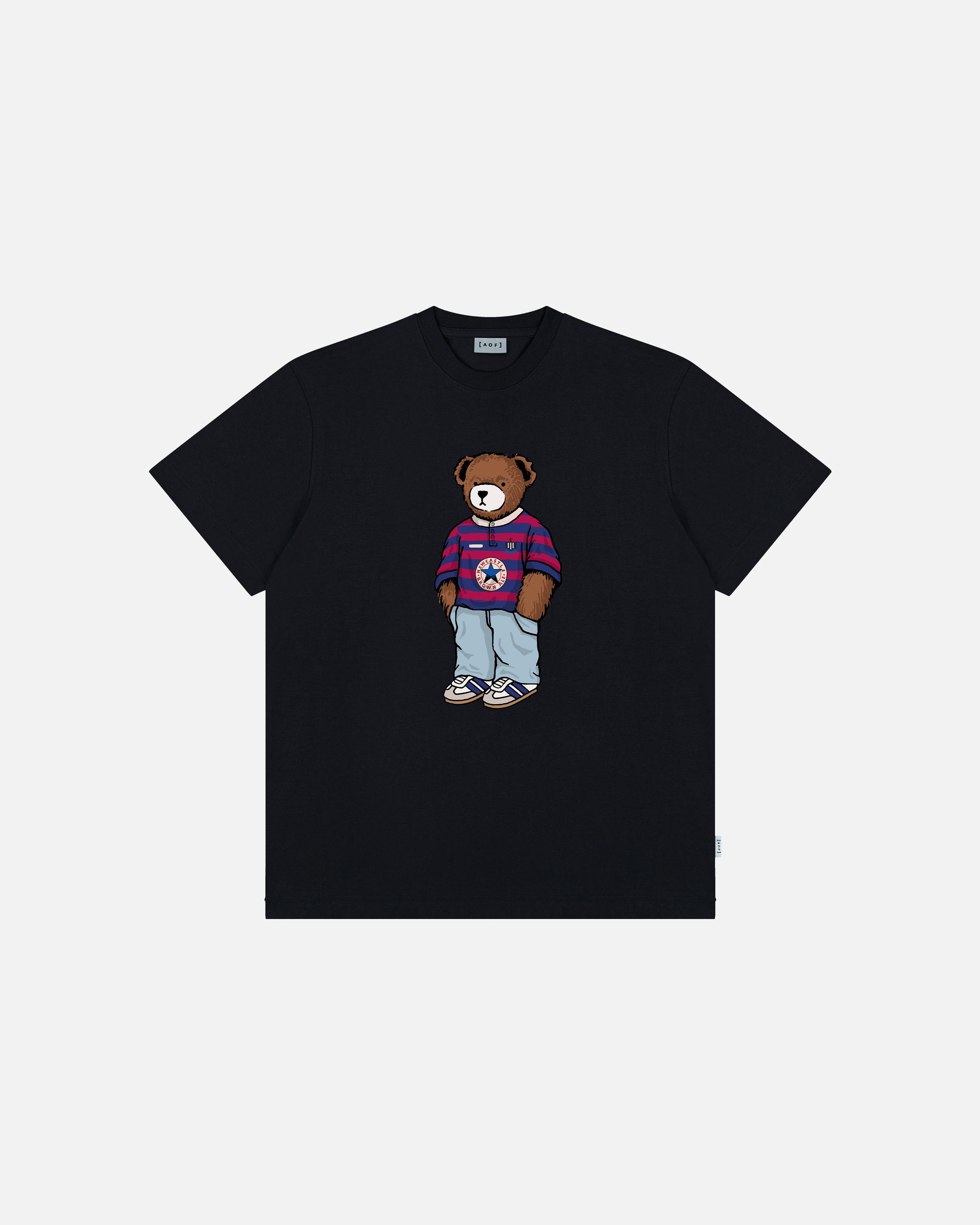 AOF x Toon Away Pickles Tee | Black & White T-shirt | Art of Football