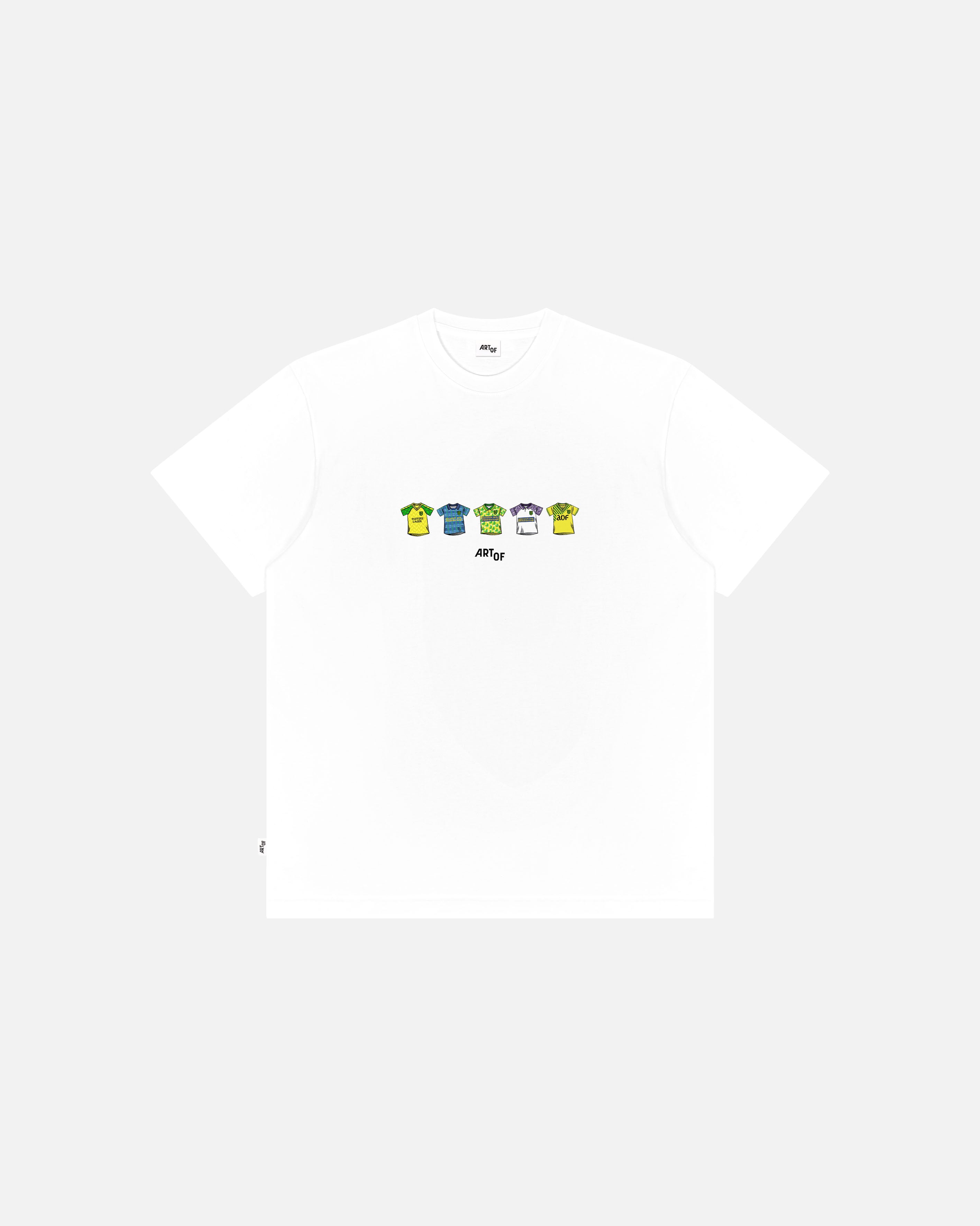ART OF x Norwich City Printed Classics Tee | White Football T-shirt
