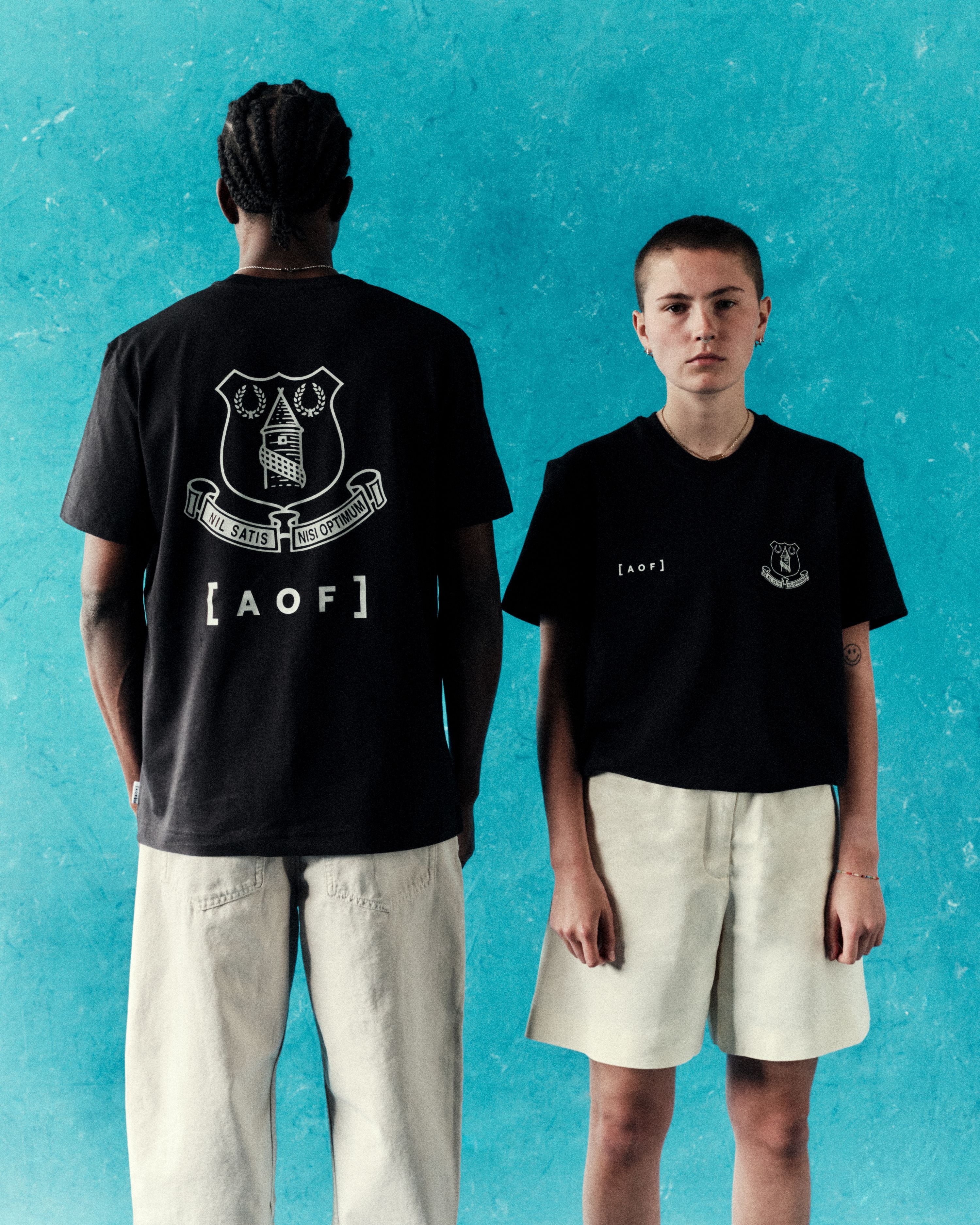 AOF x Everton Crest Tee | White Graphic T-shirt | Art of Football