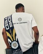 AOF Leeds 90s Tee | White Graphic T-shirt | Art of Football