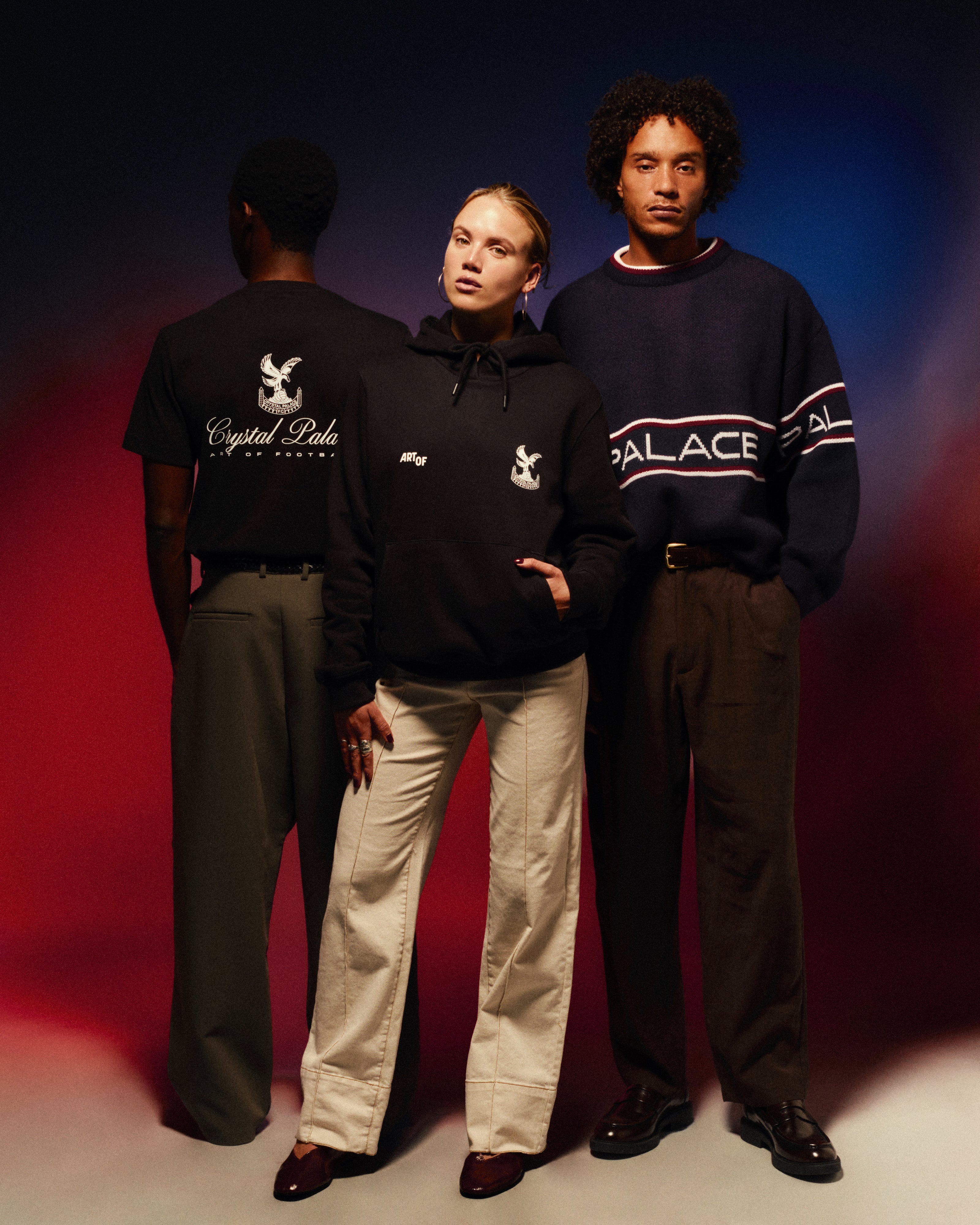 ART OF x Crystal Palace Heritage Hoodie | Black Printed Football Sweat