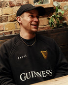 AOF X Guinness Panelled Sweater | Black Sweat | Art of Football