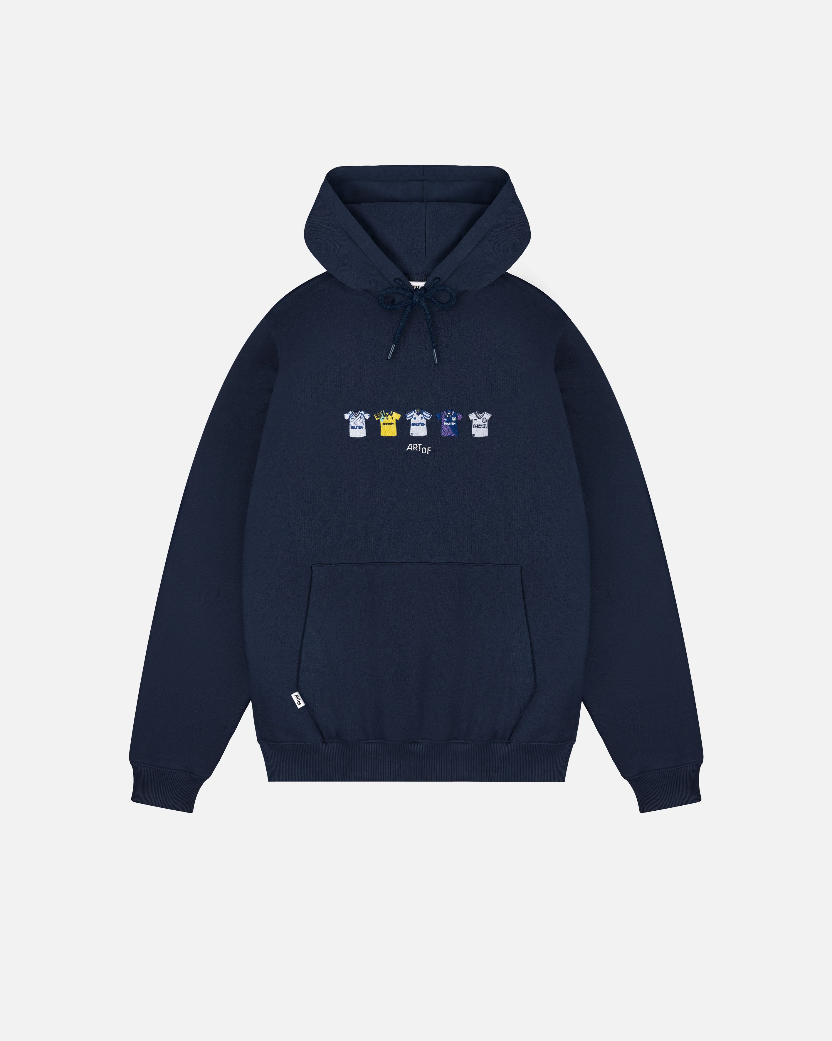 ART OF x THFC Embroidered Classics Navy Hoodie | Shop Football