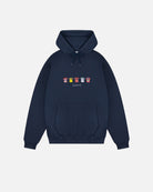 AOF SAFC Embroidered Classics | Navy Hoodie | Art of Football