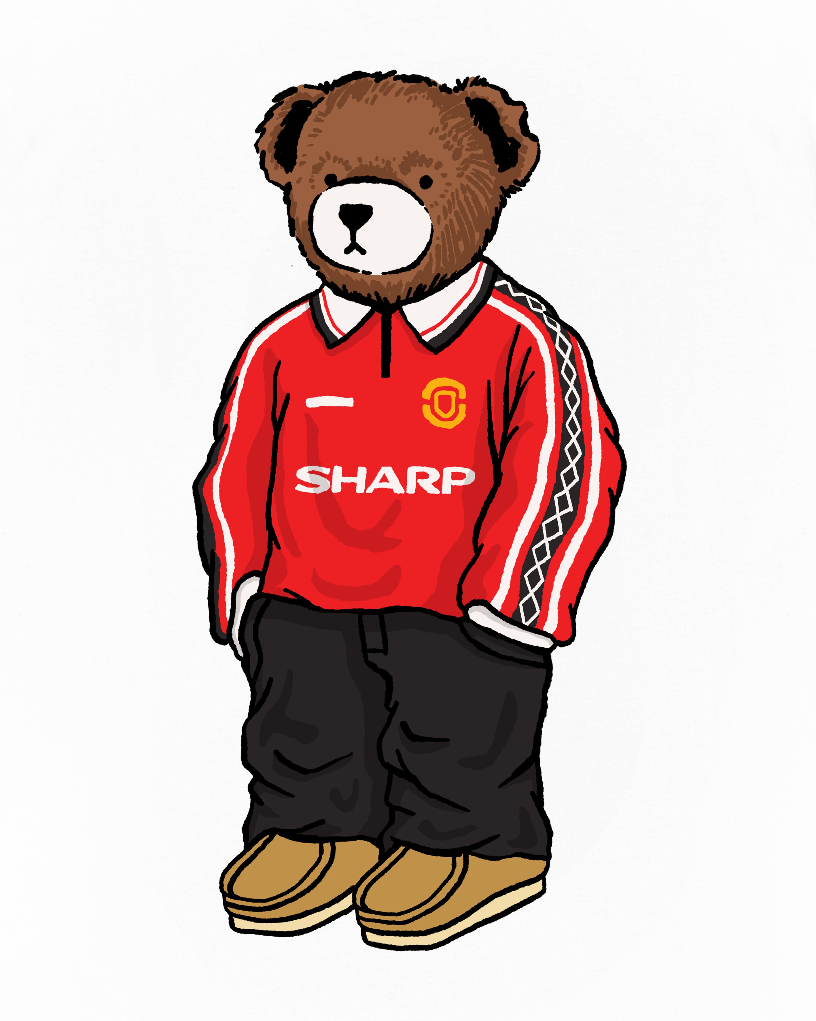 AOF United Home Pickles Tee | Black & White T-shirt | Art of Football