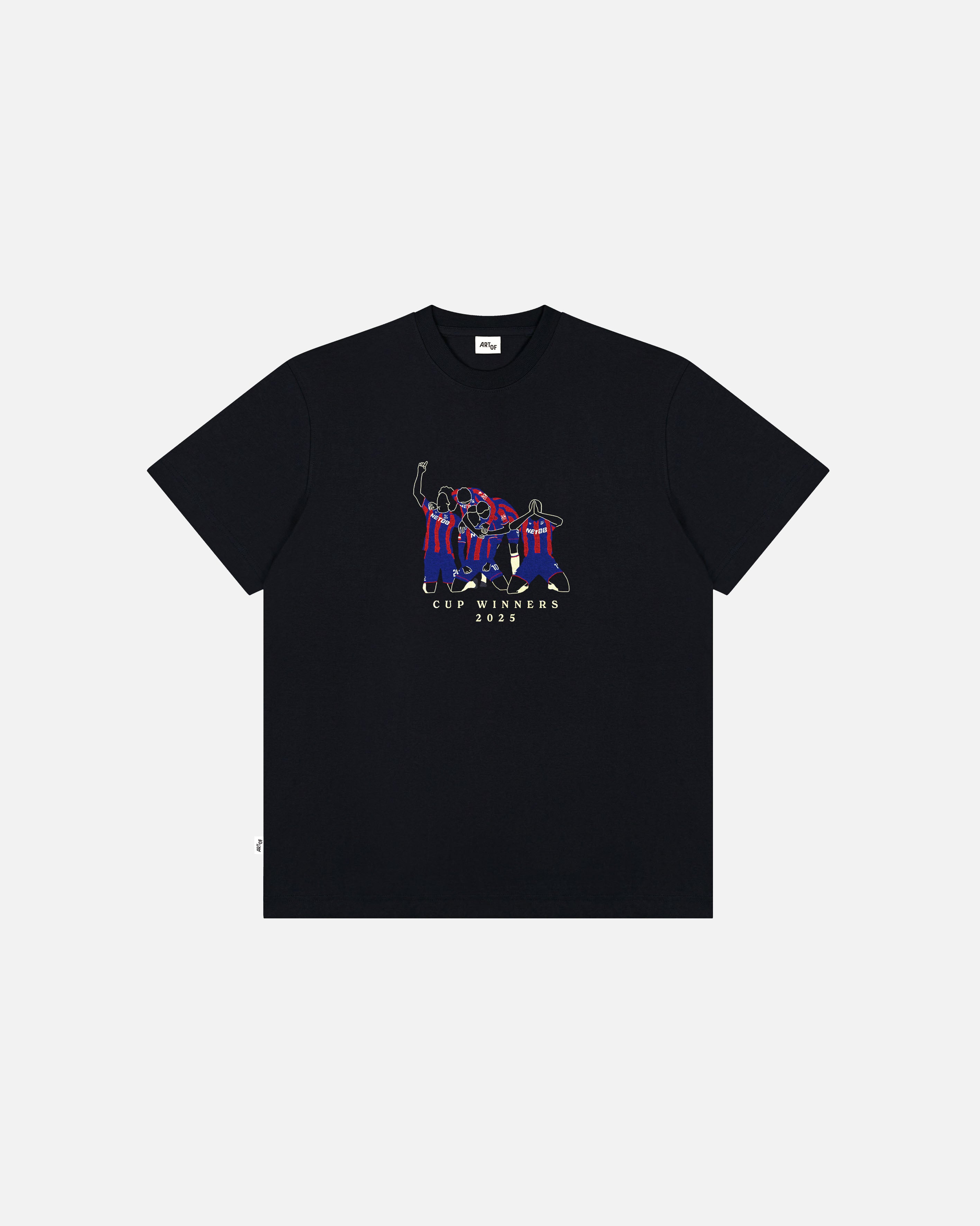 ART OF Football x Crystal Palace Cup Winners | AOF CPFC Black T-shirt