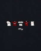 ART OF Football x Fulham Classics Tee | AOF FFC Black Graphic T-shirt