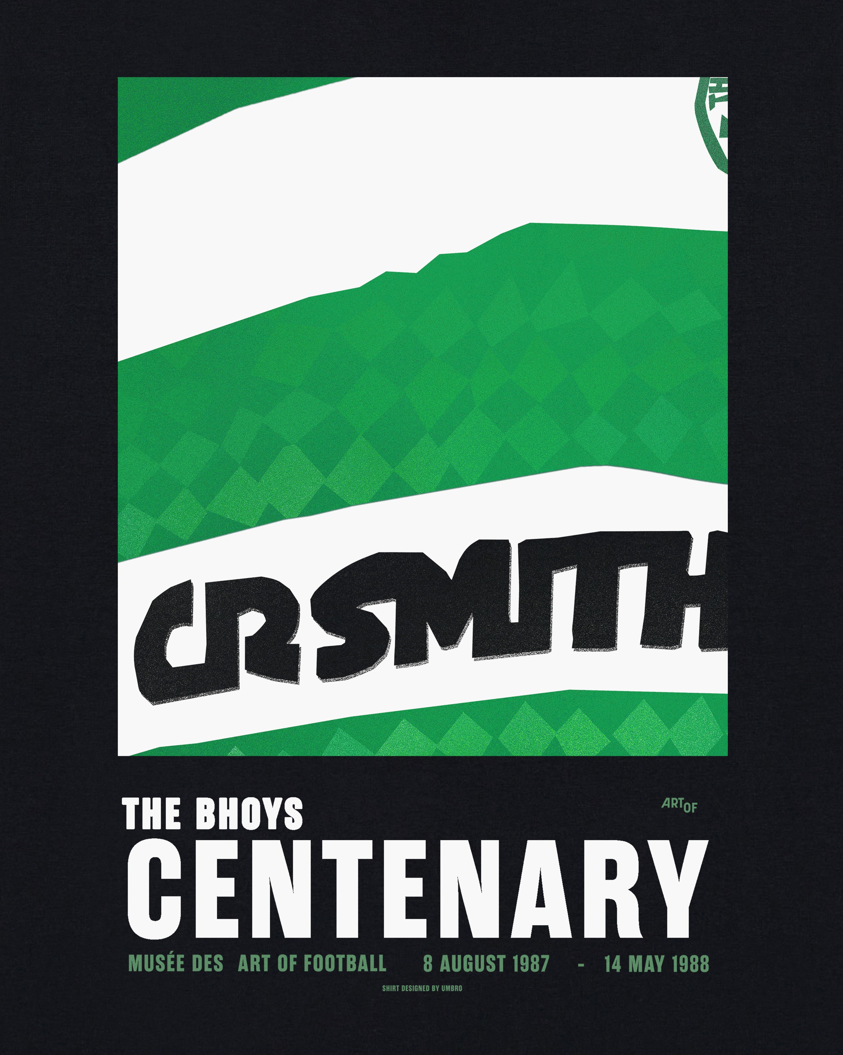 ART OF The Bhoys Centenary Tee | Black Graphic Football T-shirt