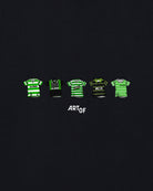 ART OF Bhoys Printed Classics Tee | Black Graphic Football T-shirt