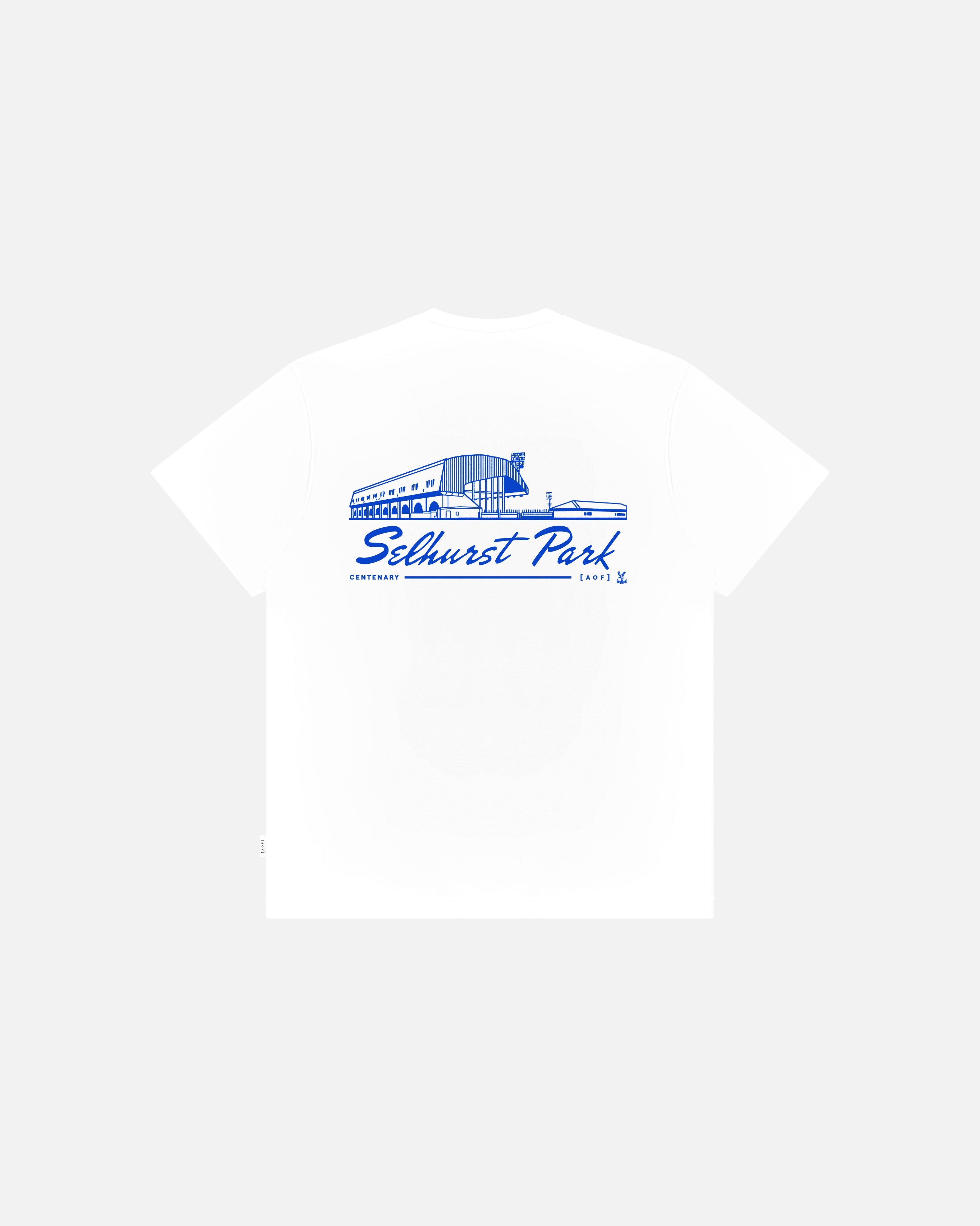 AOF x Crystal Palace Stadium Tee | White T-shirt | Art of Football