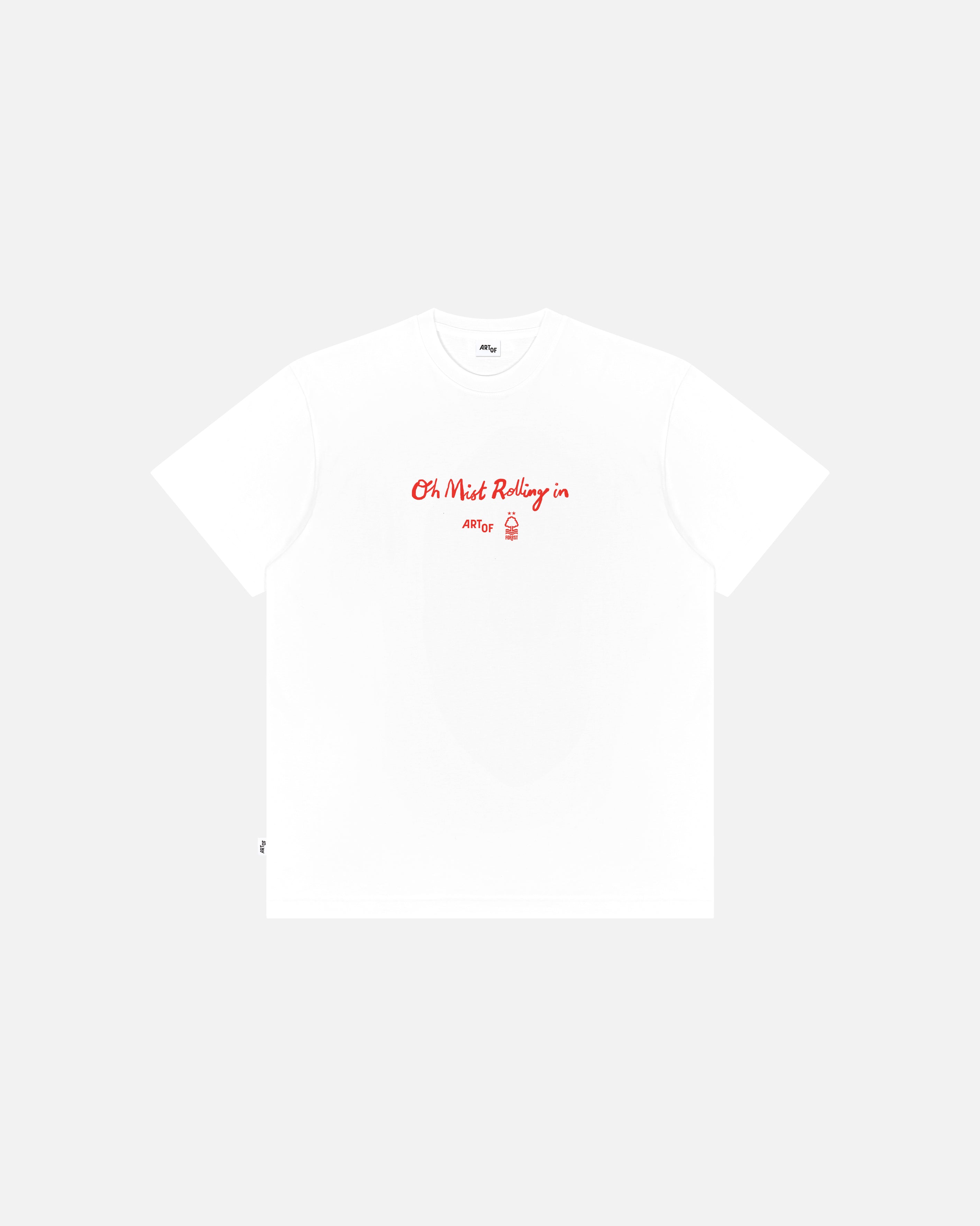 ART OF x Forest Twelfth Man Tee | White Graphic Football T-shirt