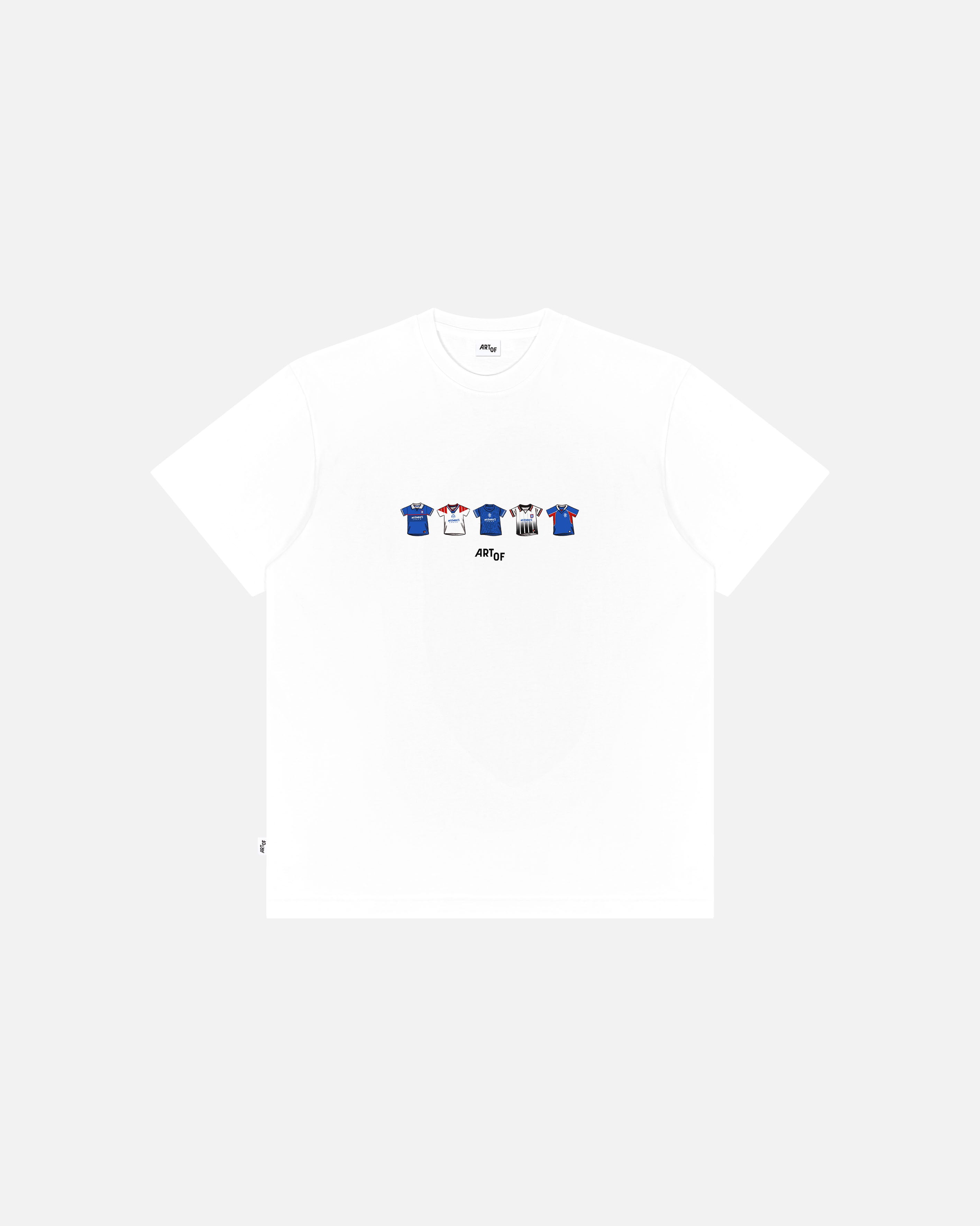 ART OF Football x RFC Printed Classics Tee | AOF White Graphic T-shirt