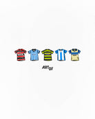ART OF Huddersfield Printed Classics Tee | White Football T-shirt