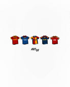 ART OF x Roma Printed Classics Tee | White Graphic Football T-shirt