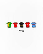 ART OF United Printed Classics Tee | White Graphic Football T-shirt